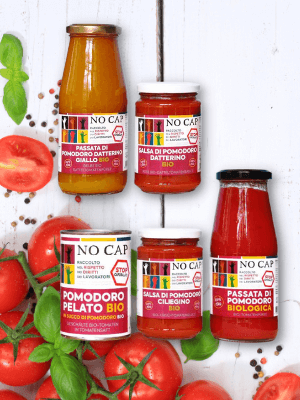 Die No Cap Bio Tomatenprodukte für handgeamchte Bio Pasta die beste Wahl